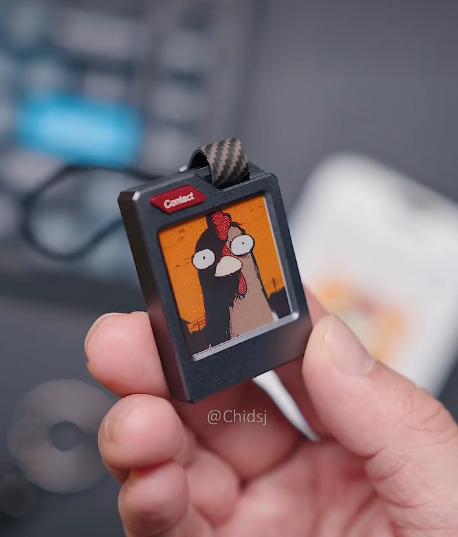 E-ink Keychain